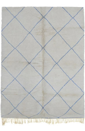 Blue Lozenges Rug 3283