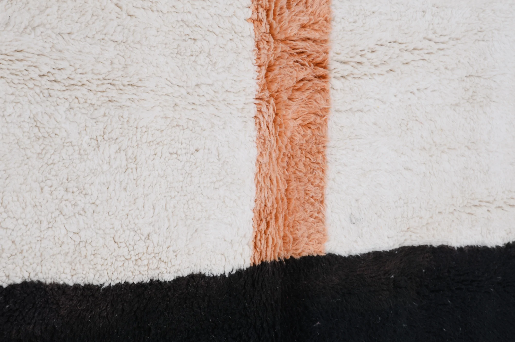 Moroccan custom rug from Beni Ourain, Wool and Thread, Colorful