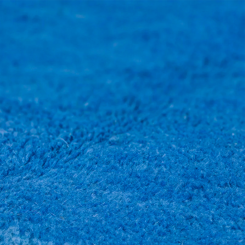 Moroccan custom rug from Beni Ourain, Wool and Thread, Blue