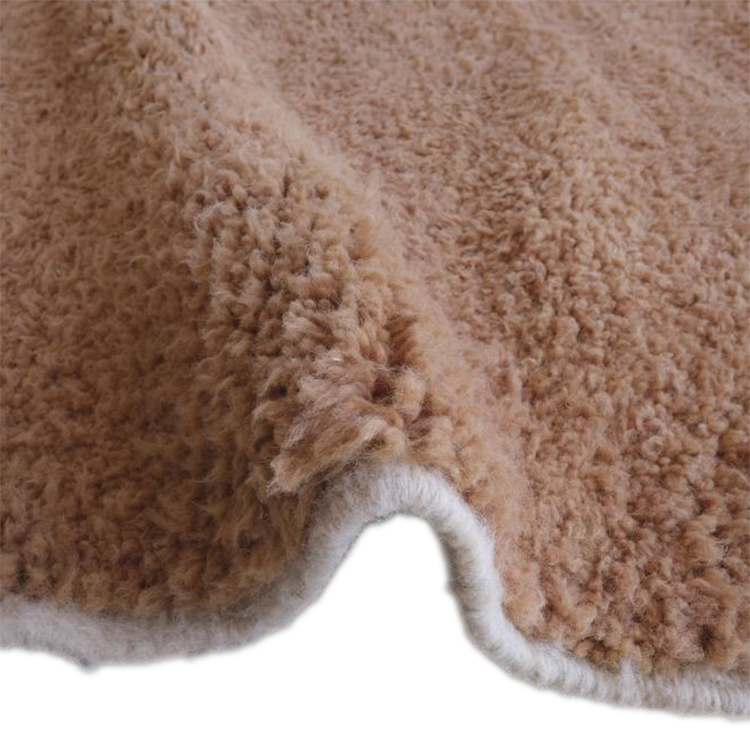 Moroccan custom rug from Beni Ourain, Wool and Thread, Brown
