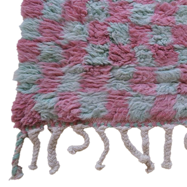 Pink and Gray Checkerboard 4461