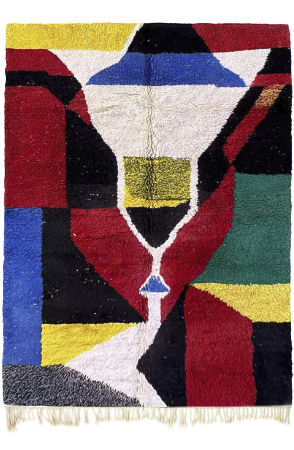 Colorful Fragmented Shapes Rug 4573