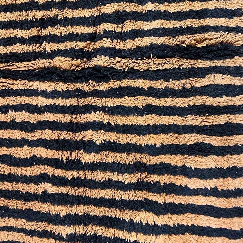 Moroccan custom rug from Beni Ourain, Wool, Brown