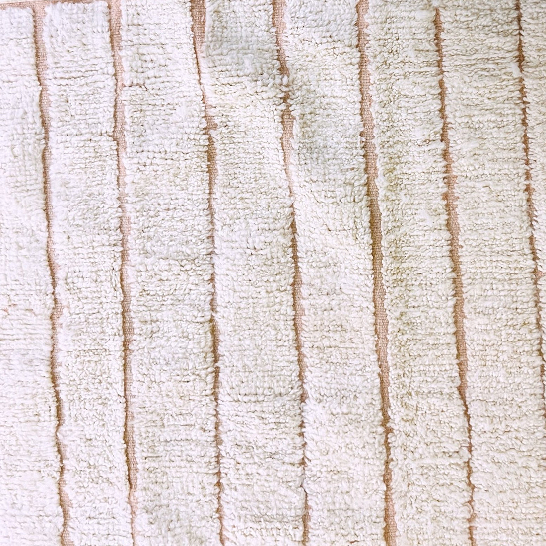 Moroccan custom rug from Beni Ourain, Wool, White