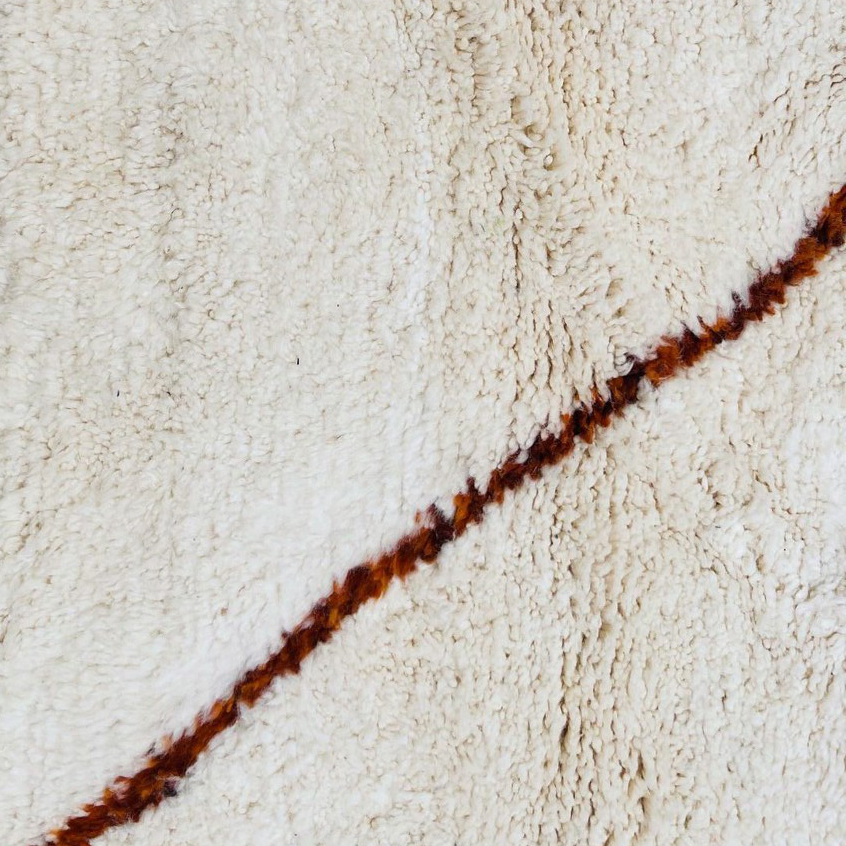 Moroccan custom rug from Beni Ourain, Wool, Colorful