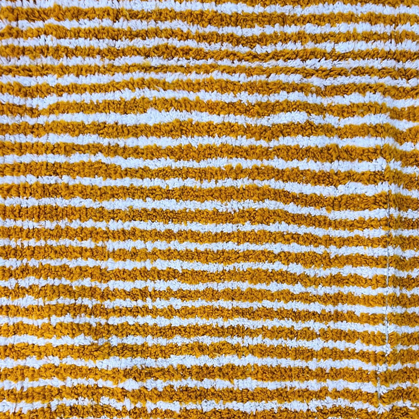 Moroccan custom rug from Beni Ourain, Wool, Yellow