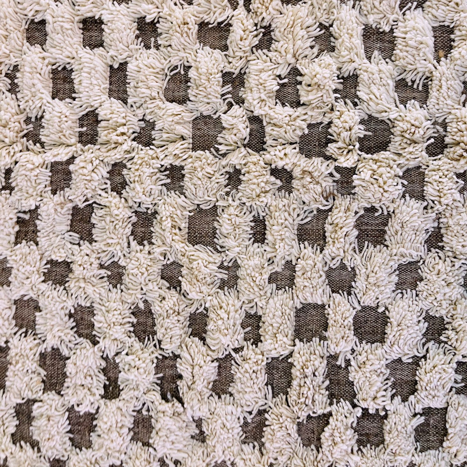 Moroccan custom rug from Beni Ourain, Wool, Brown
