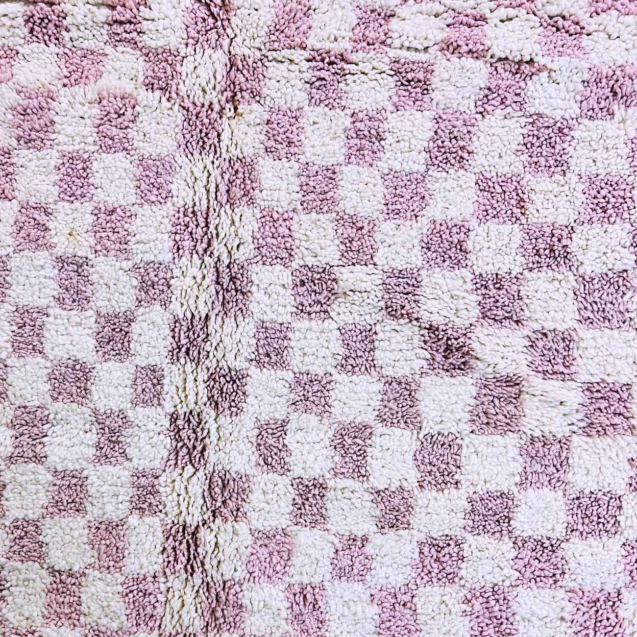 Moroccan custom rug from Beni Ourain, Wool, Purple