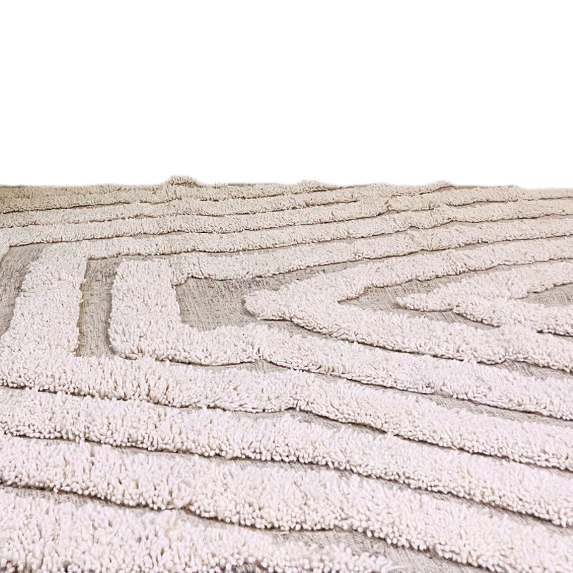 Moroccan custom rug from Beni Ourain, Wool, Gray