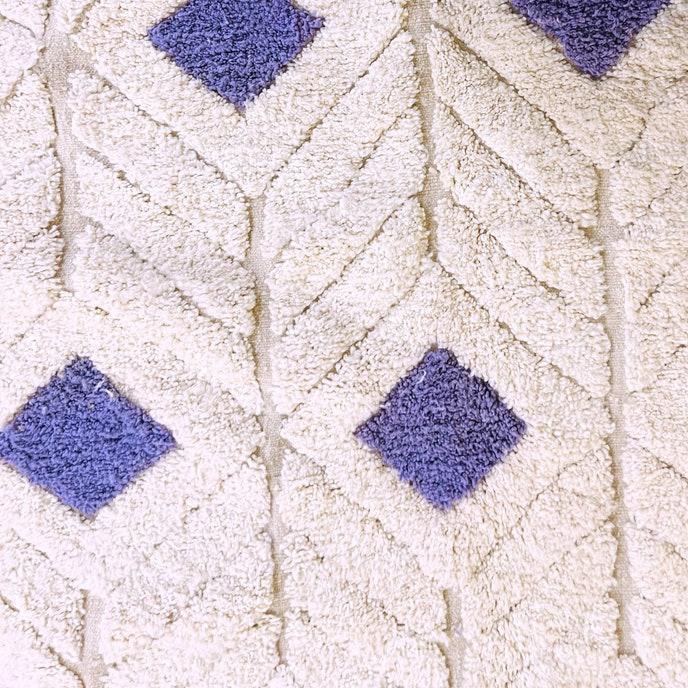 Moroccan custom rug from Beni Ourain, Wool, Purple