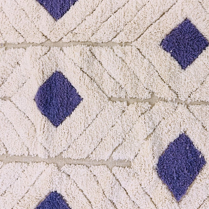 Moroccan custom rug from Beni Ourain, Wool, Purple