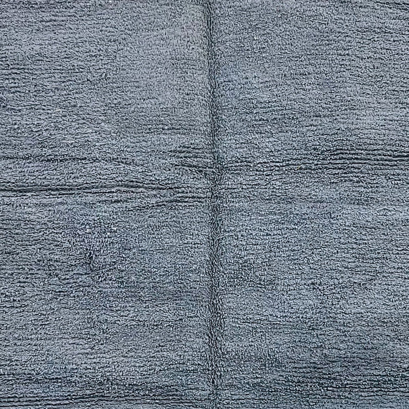 Moroccan custom rug from Beni Ourain, Wool, Blue