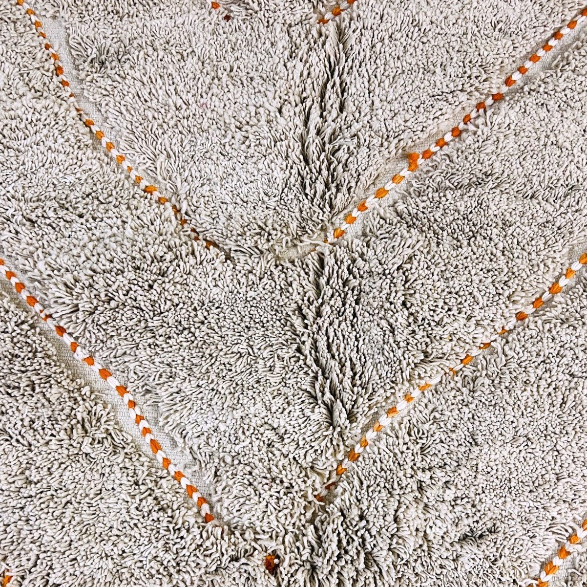 Moroccan custom rug from Beni Ourain, Wool, Gray