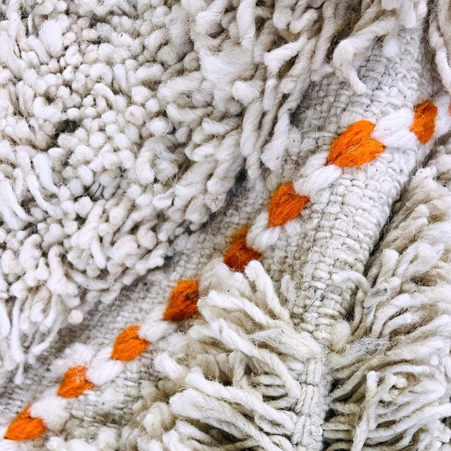 Moroccan custom rug from Beni Ourain, Wool, Gray