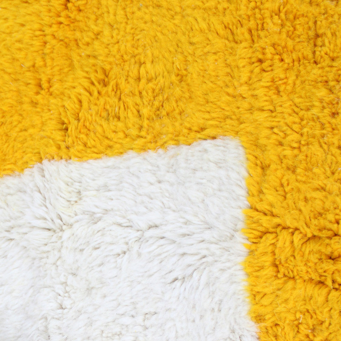 Moroccan custom rug from Beni Ourain, Wool, Beige