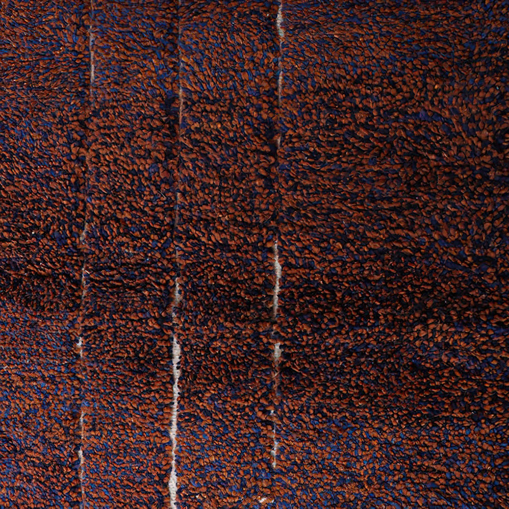 Moroccan custom rug from Beni Ourain, Wool, Red