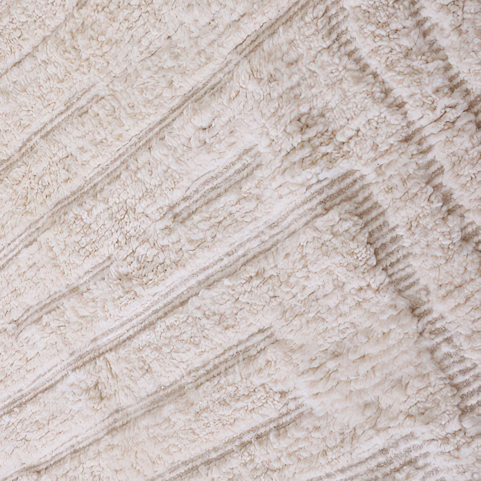 Moroccan custom rug from Beni Ourain, Wool, White