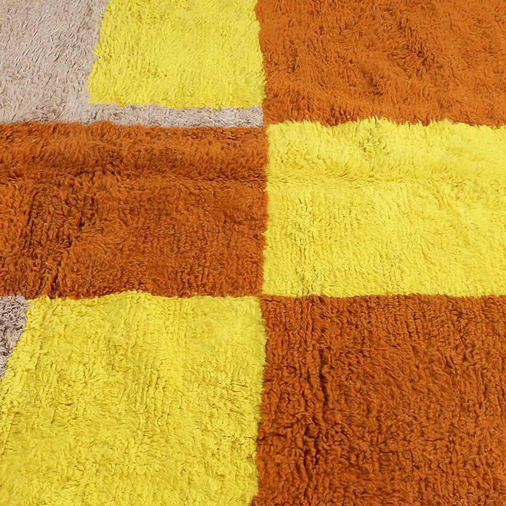 Moroccan custom rug from Beni Ourain, Wool, Colorful