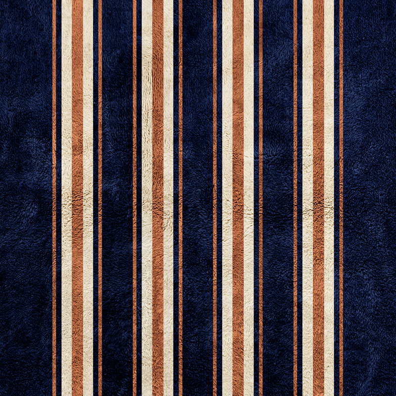 Moroccan custom rug from Beni Ourain, Wool, Blue
