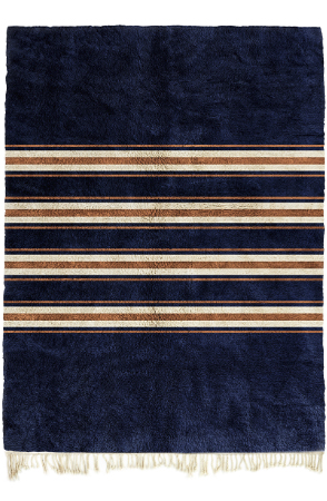 Navy Blue Stripes 5119