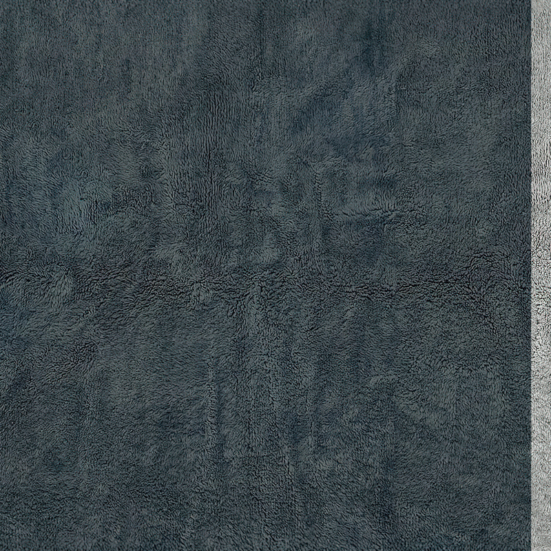 Moroccan custom rug from Beni Ourain, Wool, Blue
