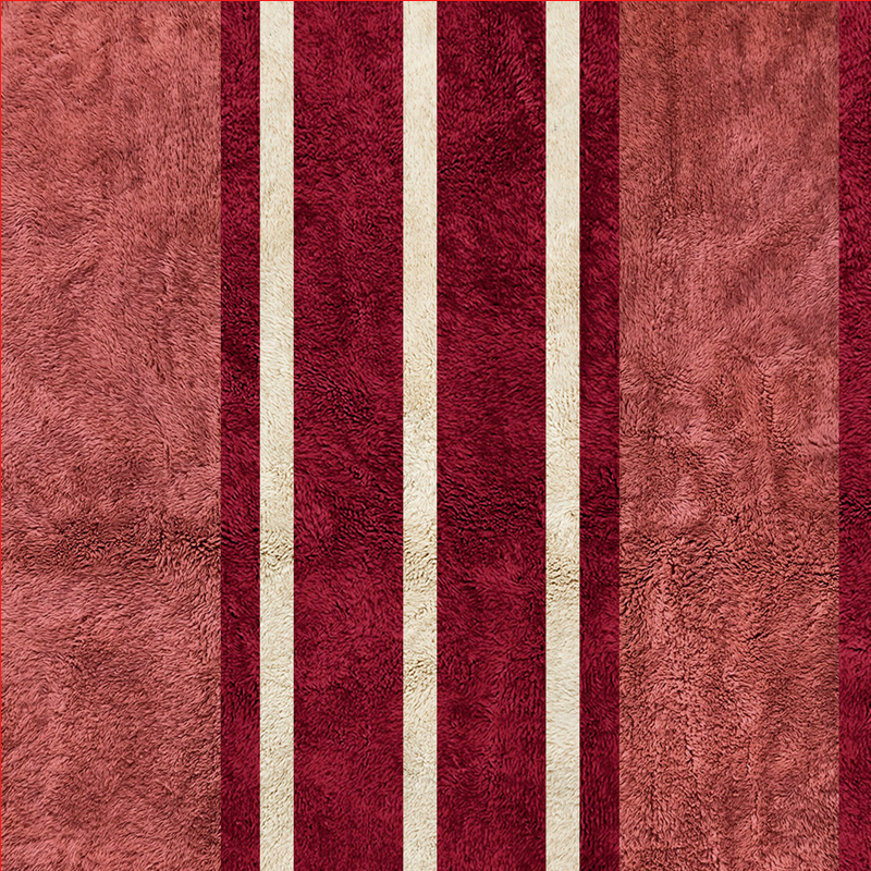 Moroccan custom rug from Beni Ourain, Wool, Red