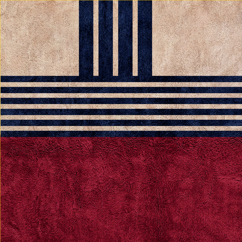 Moroccan custom rug from Beni Ourain, Wool, Red