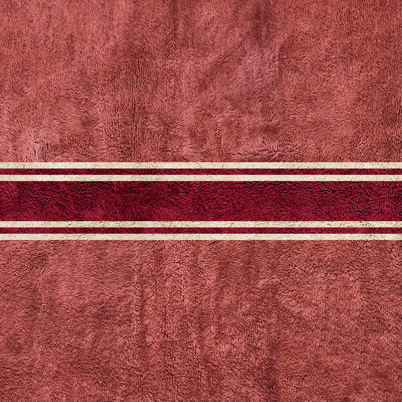 Moroccan custom rug from Beni Ourain, Wool, Red