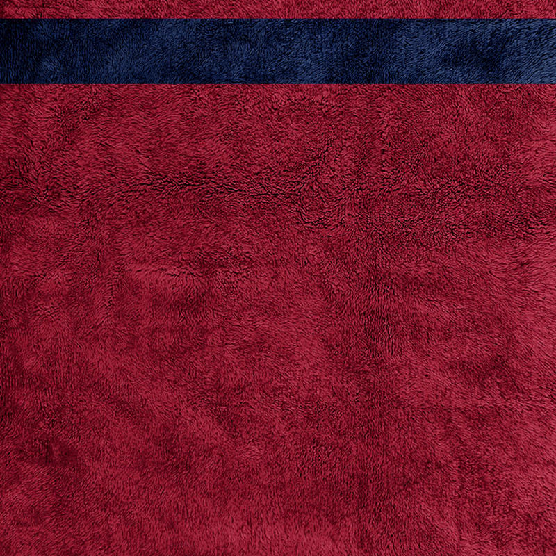 Moroccan custom rug from Beni Ourain, Wool, Red
