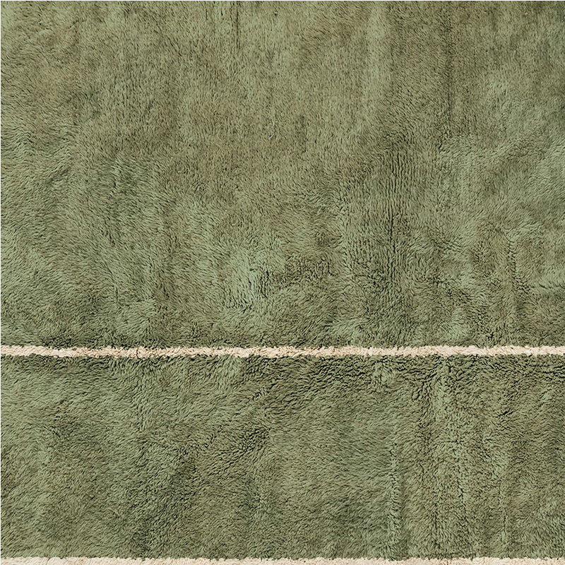 Moroccan custom rug from Beni Ourain, Wool, Green
