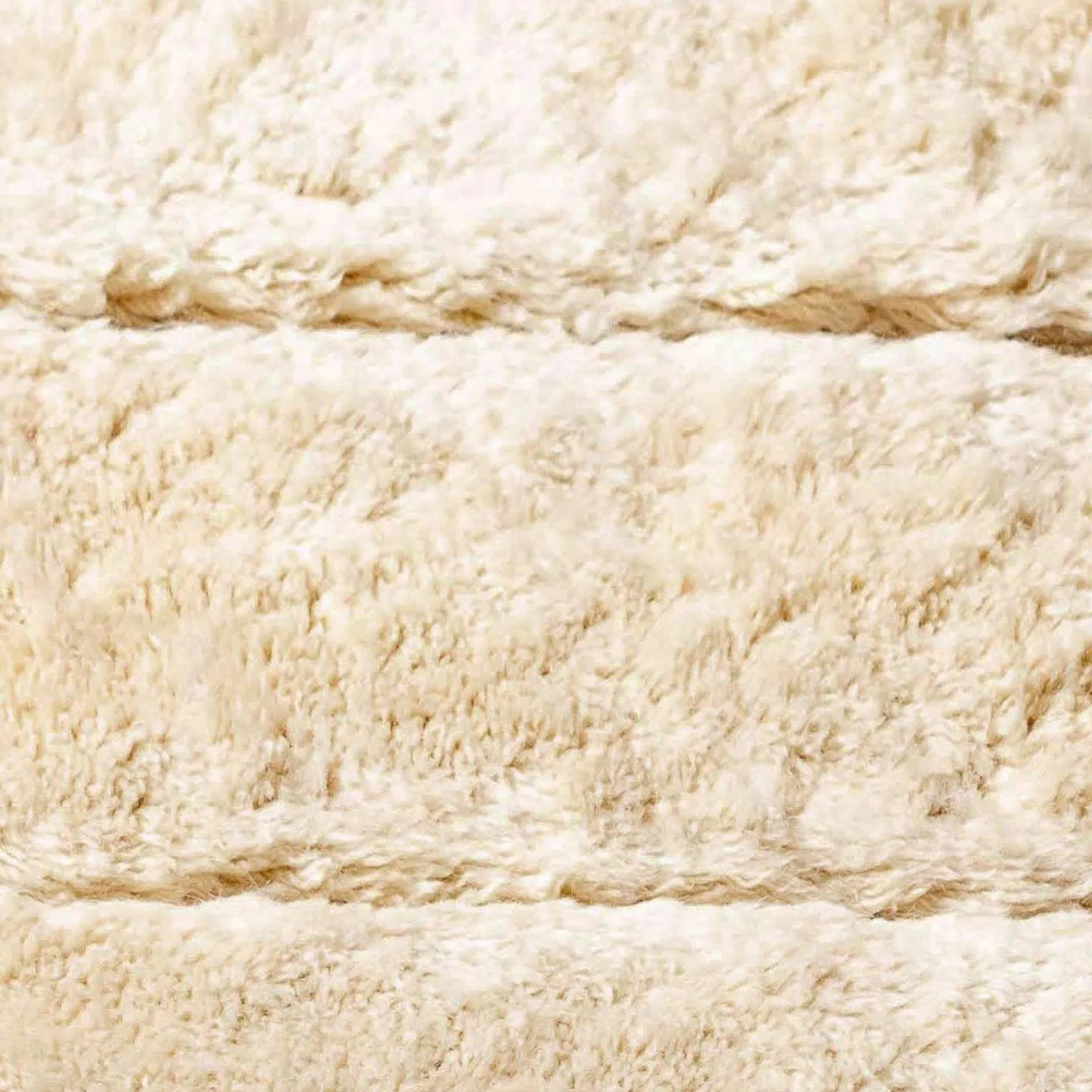 Moroccan custom rug from Beni Ourain, Wool, White