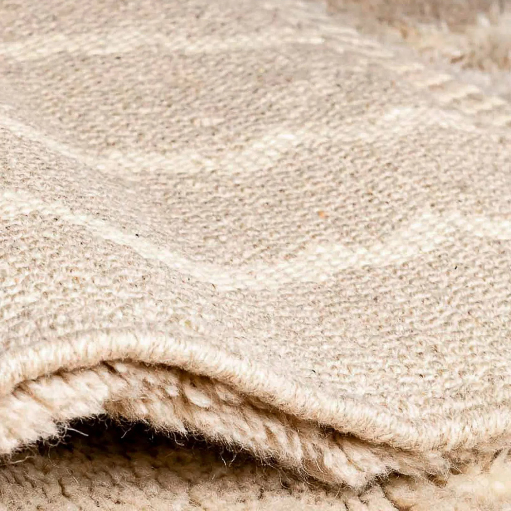 Moroccan custom rug from Beni Ourain, Wool, Beige