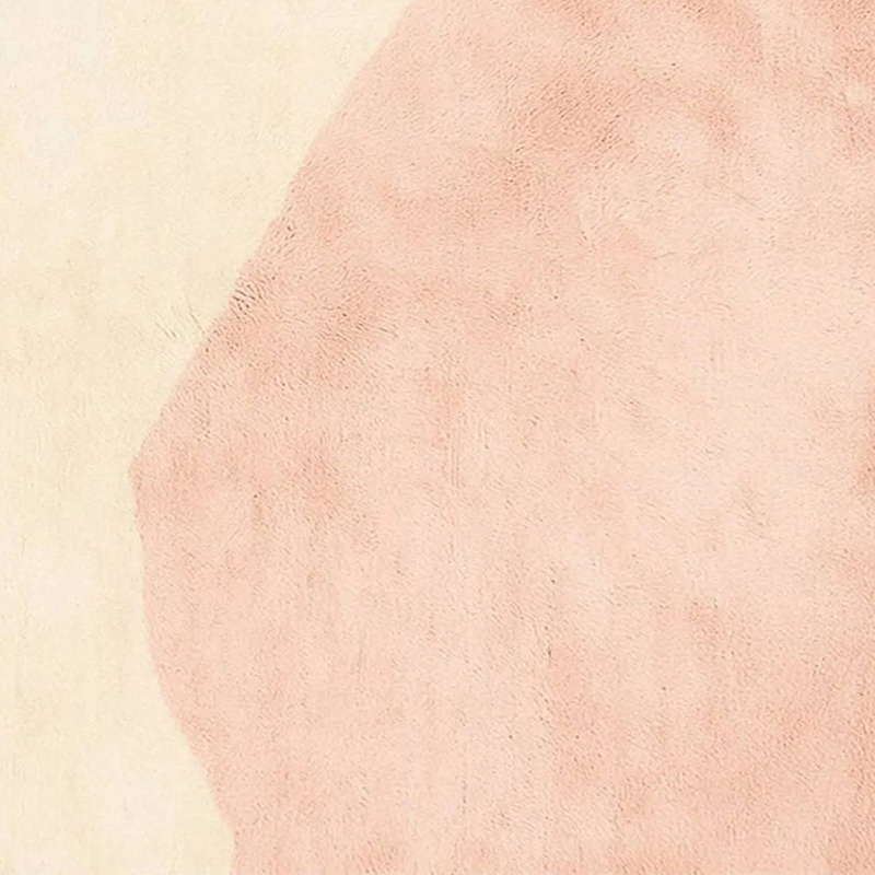 Moroccan custom rug from Beni Ourain, Wool, Pink