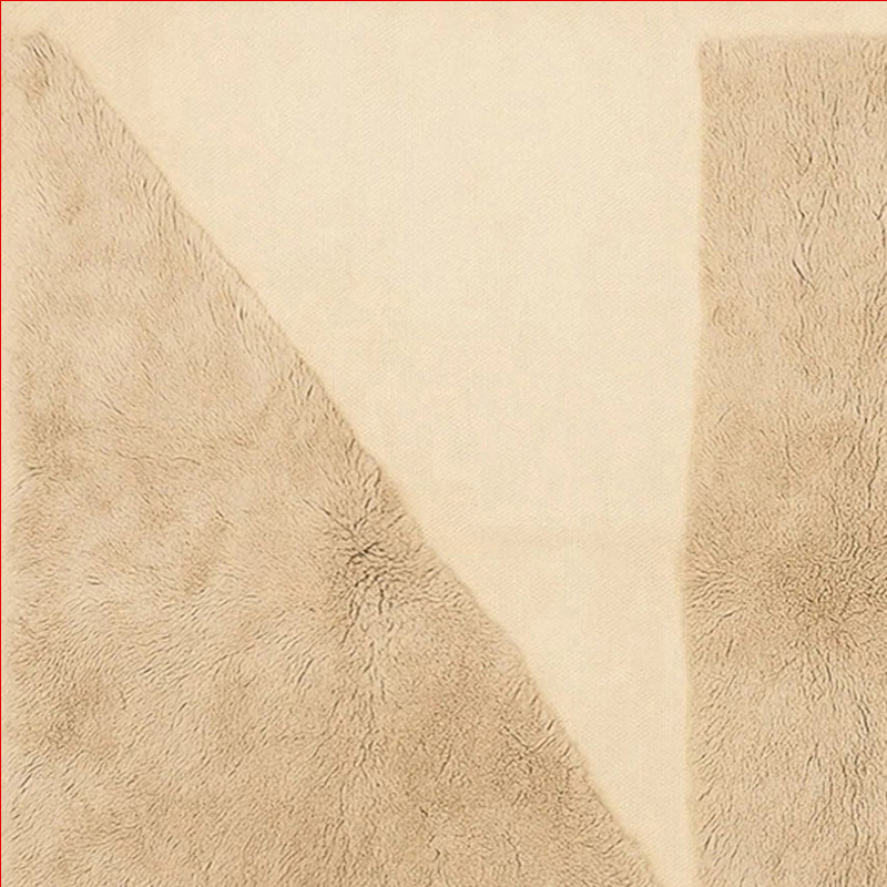 Moroccan custom rug from Beni Ourain, Wool, Beige