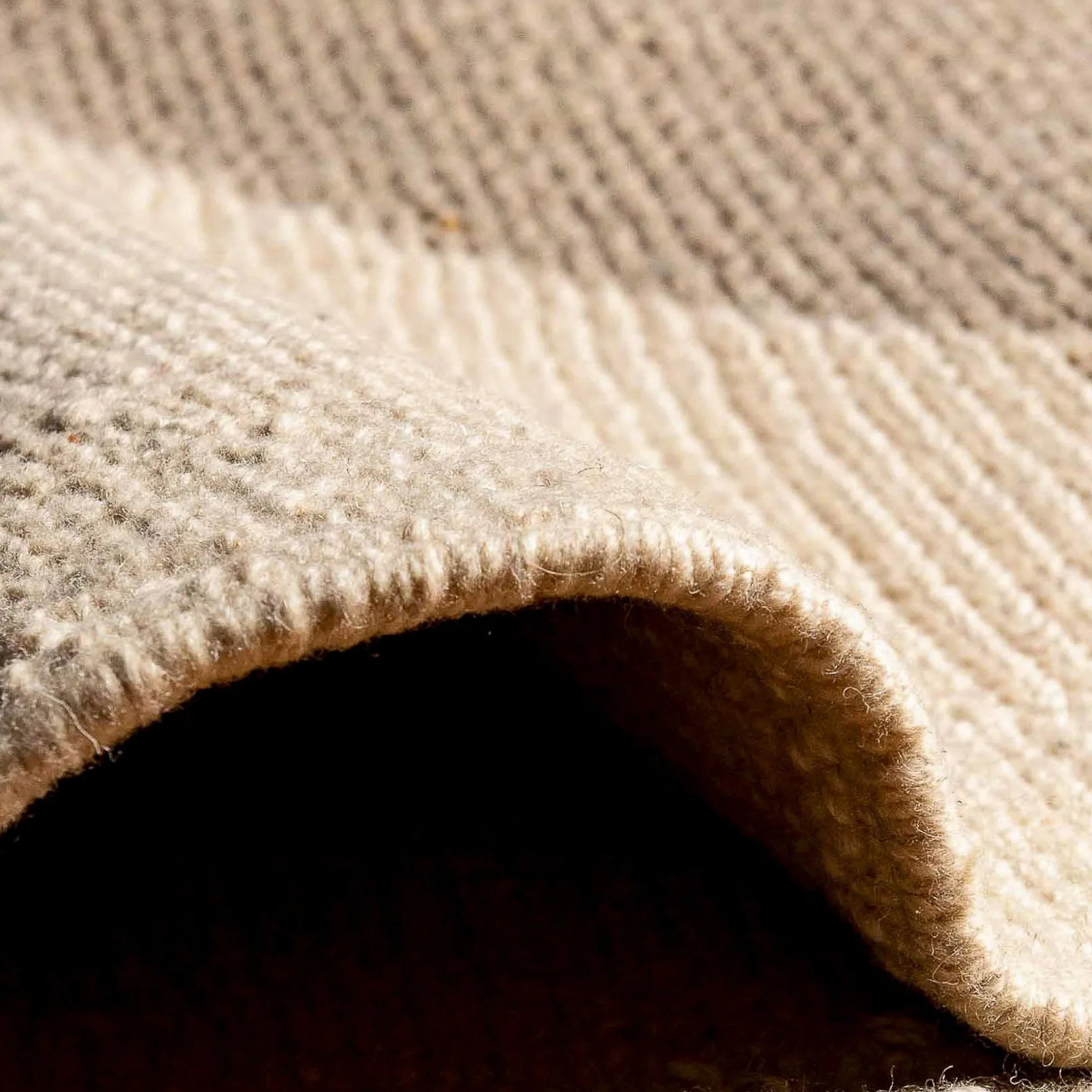 Moroccan custom rug from Beni Ourain, Wool, Beige