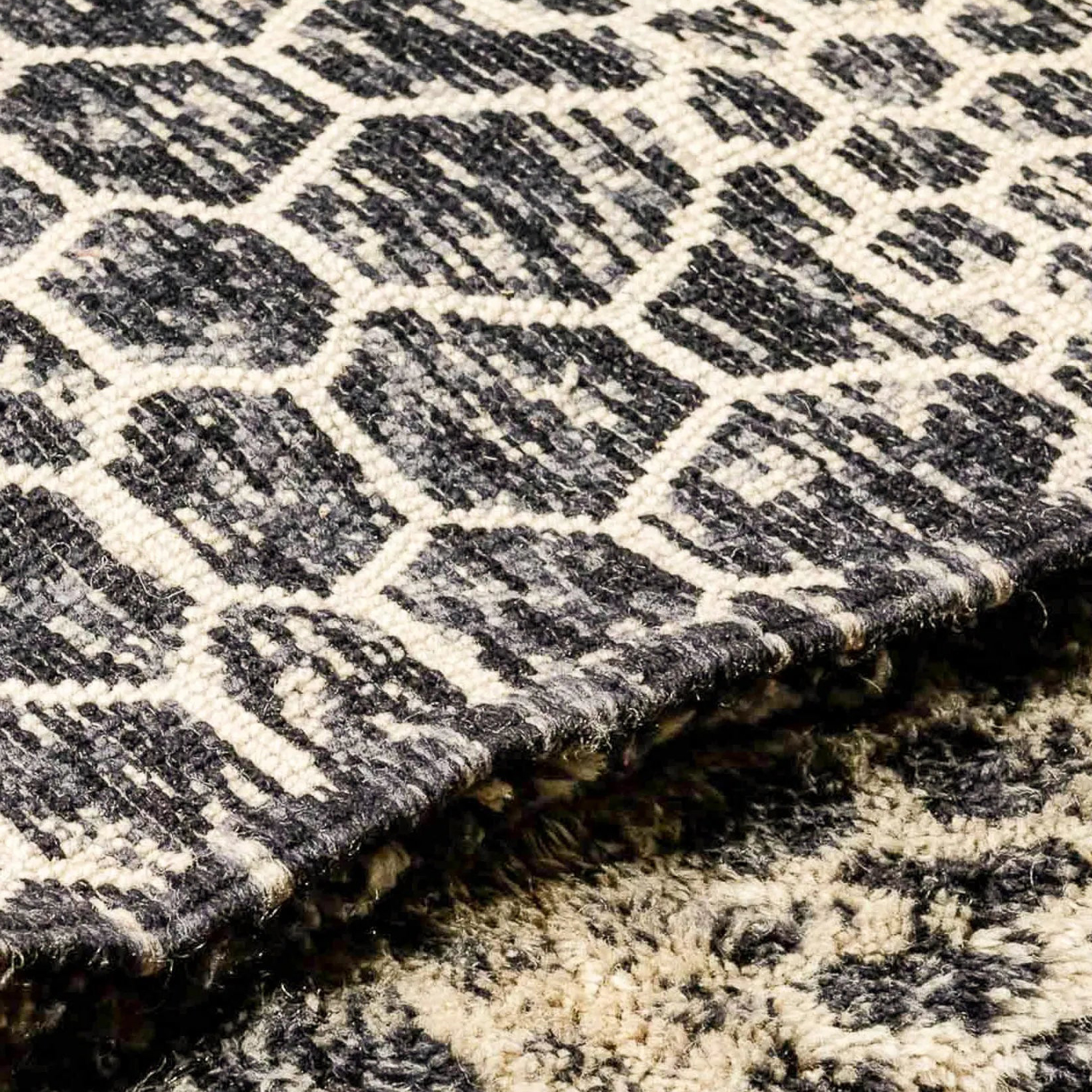 Moroccan custom rug from Beni Ourain, Wool, Gray