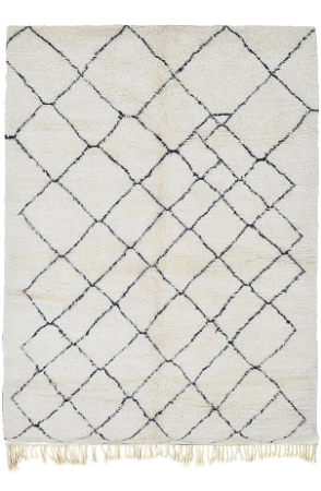 Shag Beni Ourain Rug 3302