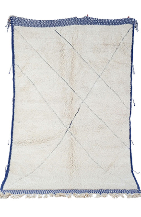 Beni Ourain Hand Knotted rug Berber High Plush thick pile Moroccan Azilal Tribal Minimalist Tapestry Bohemian Bespoke Rug
