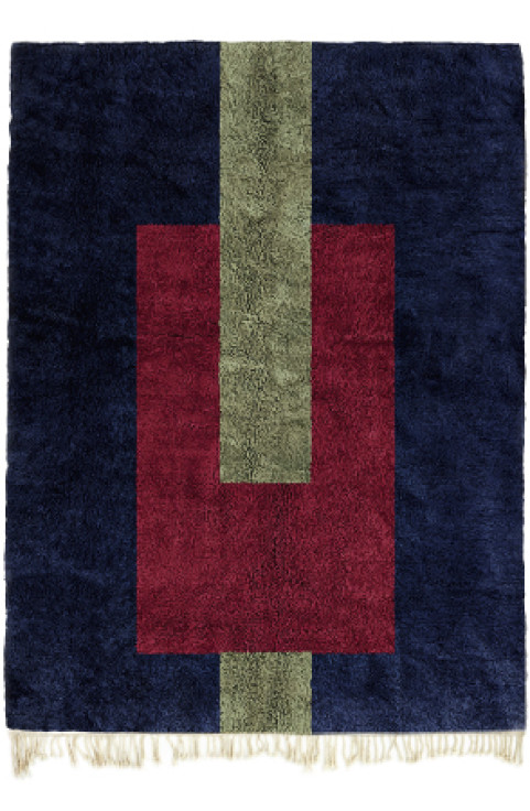 Blue Area Rug, Moroccan Rug 9x12, Blue Rug for Living Room, Geometric Rug 8x10, 8x10 Modern Rugs, Large Living Room Rug