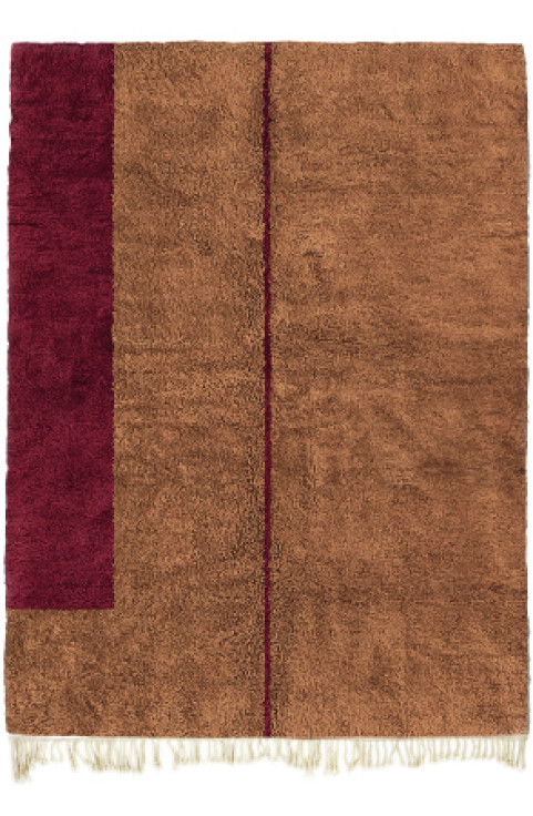 Orange Moroccan Rug, Bronze Area Rug, Orange Rug for Living Room, Orange Rug 8x10, Moroccan Rug Orange, Berber Rug Orange